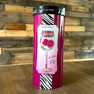 “Birthday Goddess” 15oz wine glass